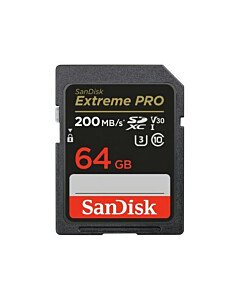 SANDISK TARJETA EXTREME PRO SDXC UHS-I 64GB-200MB/s