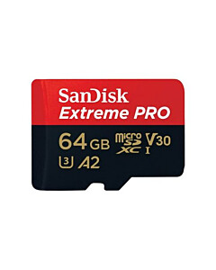 SANDISK TARJETA EXTREME PRO MICRO SDXC UHS-I 64GB-200MB/s + ADAPTADOR