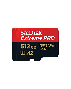 SANDISKTARJETA EXTREME PRO MICRO SDXC UHS-I 512GB-200MB/s