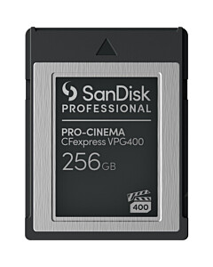 SANDISK TARJETA CFEXPRESS PRO-CINEMA VPG400 256GB