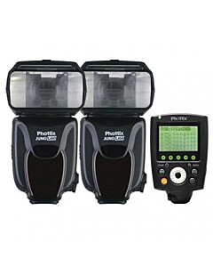 PHOTTIX KIT 2 X  FLASH JUNO LI60 + ODIN II CANON