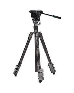 BENRO KIT TRIPODE VIDEO RHINO24CCF CARBONO + S4PRO casanova foto