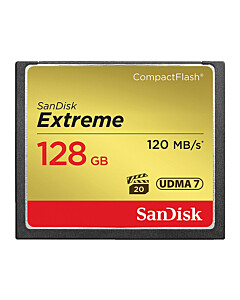 SANDISK TARJETA CF EXTREME-256GB-120MB/S / 85MB/S