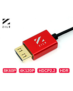 ZILR CABLE 8KP60 FULL HDMI 2.1 A FULL HDMI 2.1 100CM