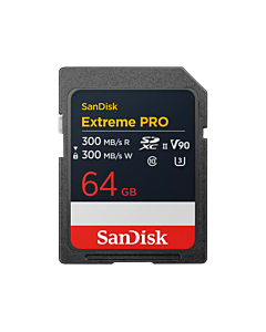 SANDISK EXTREME PRO 8K V90 SDXC UHS-Il 300MB/S 64GB TARJETA SD casanova fotos