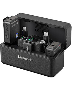 SARAMONIC KIT AUDIO INALÁMBRICO ULTRA BLACK LAVALIER casanova foto