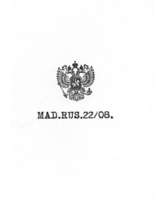 LIBRO MAD RUS 22/08 VICTOR CASAS