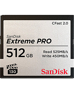 SANDISK TARJETA CFAST EXTREME PRO-512GB-515-525MB/S