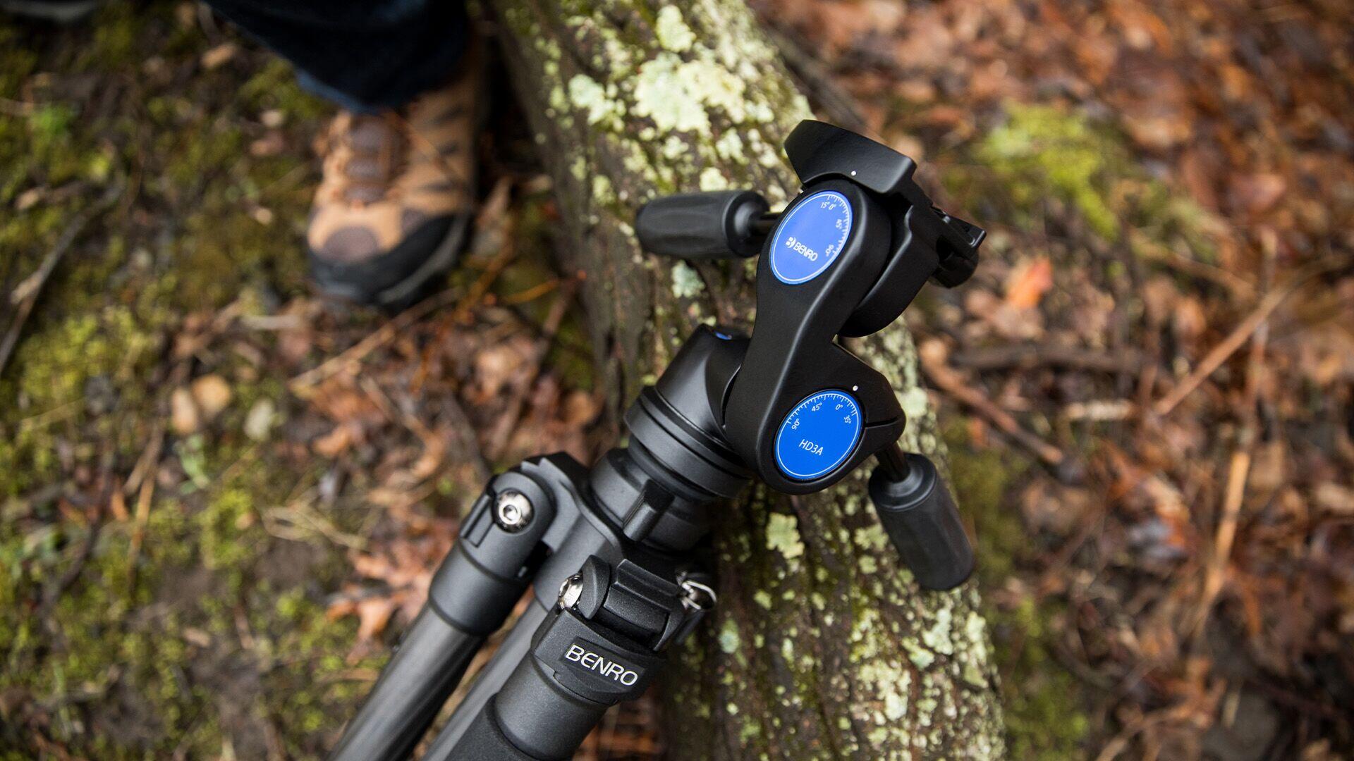 Rótula HD en trípode Benro