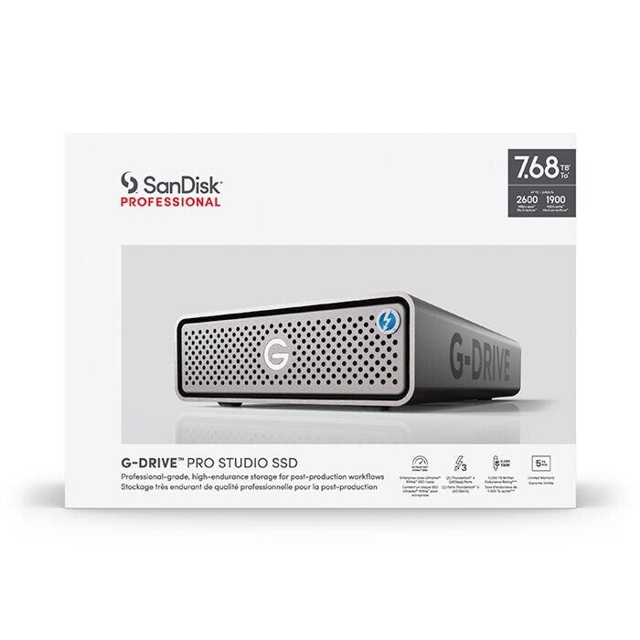 g-drive pro studio ssd packaging